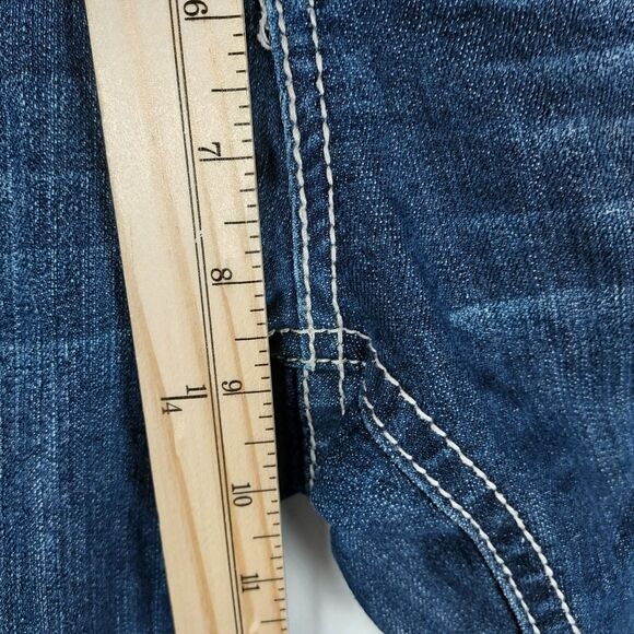 Love Indigo Premium Jeans Capri Women’s Size 8 Dark Wash Straight Leg Denim - Picture 9 of 11